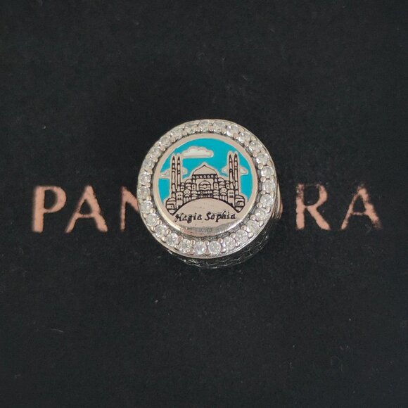 Pandora Istanbul Hagia Sophia Exclusive Bead Charm S925 Silver with box - Picture 1 of 8